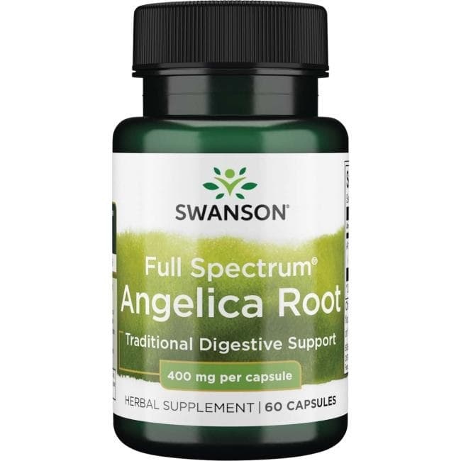 Swanson Full Spectrum Angelica Root 400 mg - 60 kapsułek – Swanson packaging