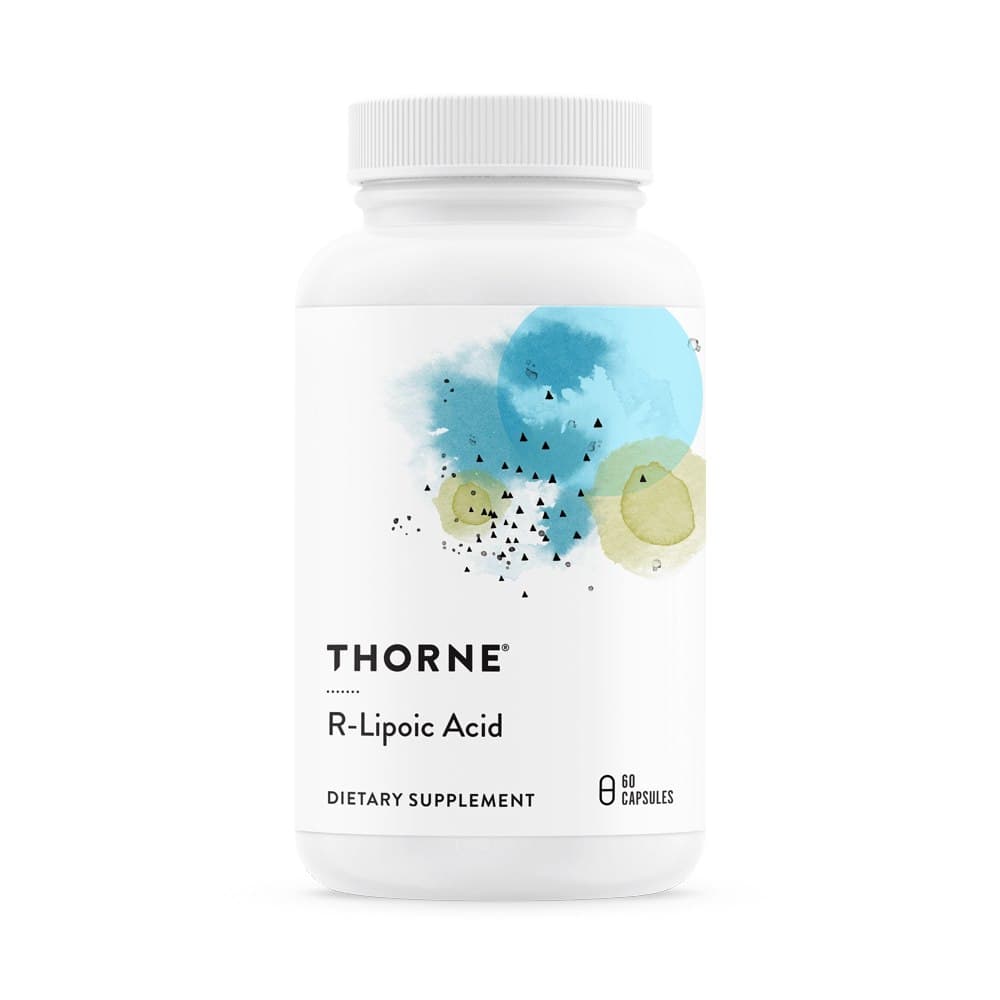 Thorne - Research R-Liponowy Kwas 60 kapsułek – Thorne opakowanie