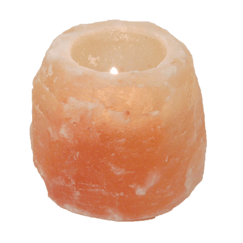Castiçal de sal vermelho 400g | Himalaya