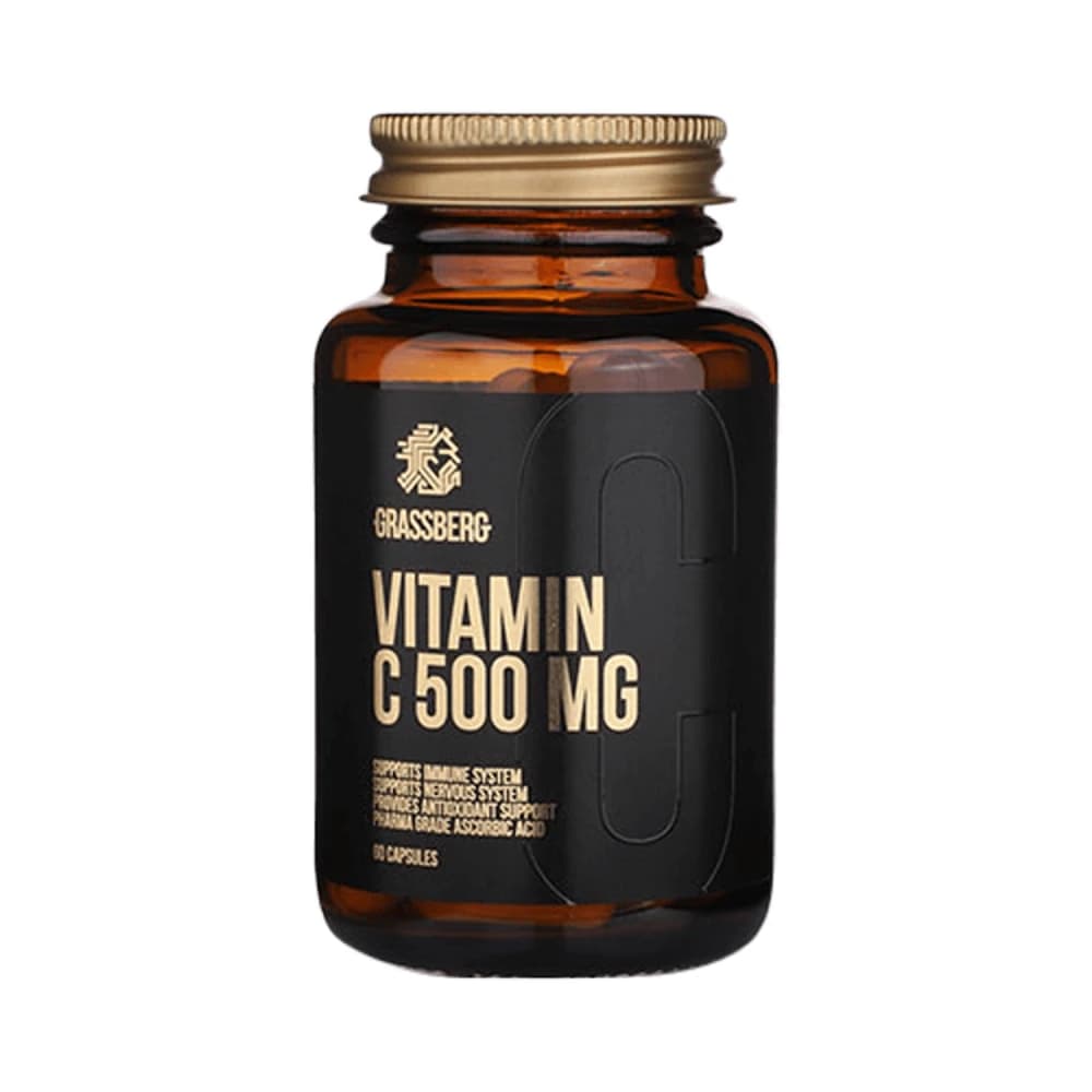 Grassberg Vitamin C 500mg - Bez smaku – Grassberg opakowanie