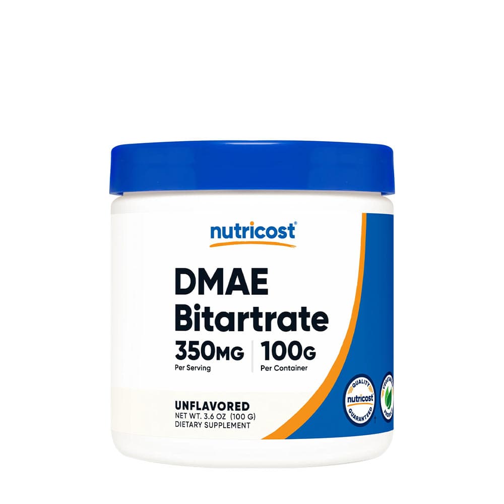 Nutricost DMAE Bitartrate 100g Powder – Nutricost packaging