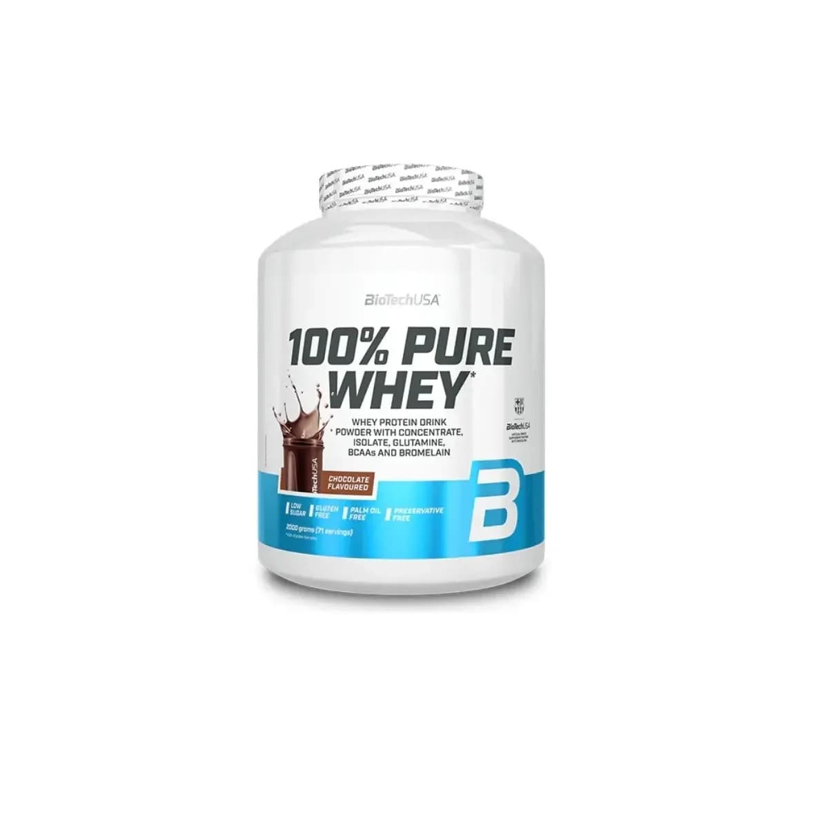 BioTechUSA - BioTech 100 % reines Molkenprotein - Pistazie, 2000 g