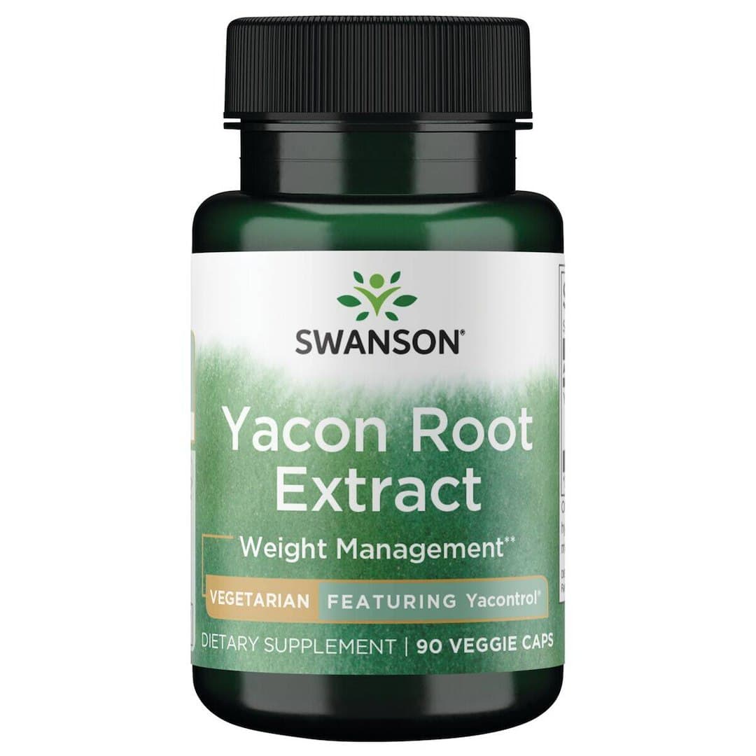 Swanson Yacon Root Extract 100 mg - 90 vegetabilske kapsler