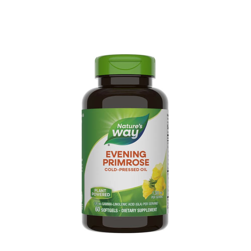 Nature's Way Evening Primrose Oil Max Strength - 60 Softgels – Nature's Way confezione