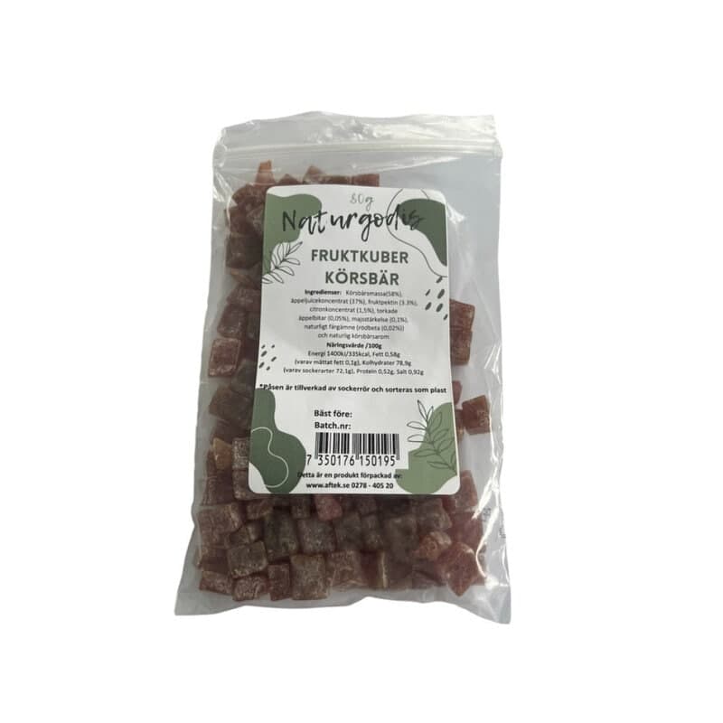 Frugtbolcher Kirsebærsmag 80g
