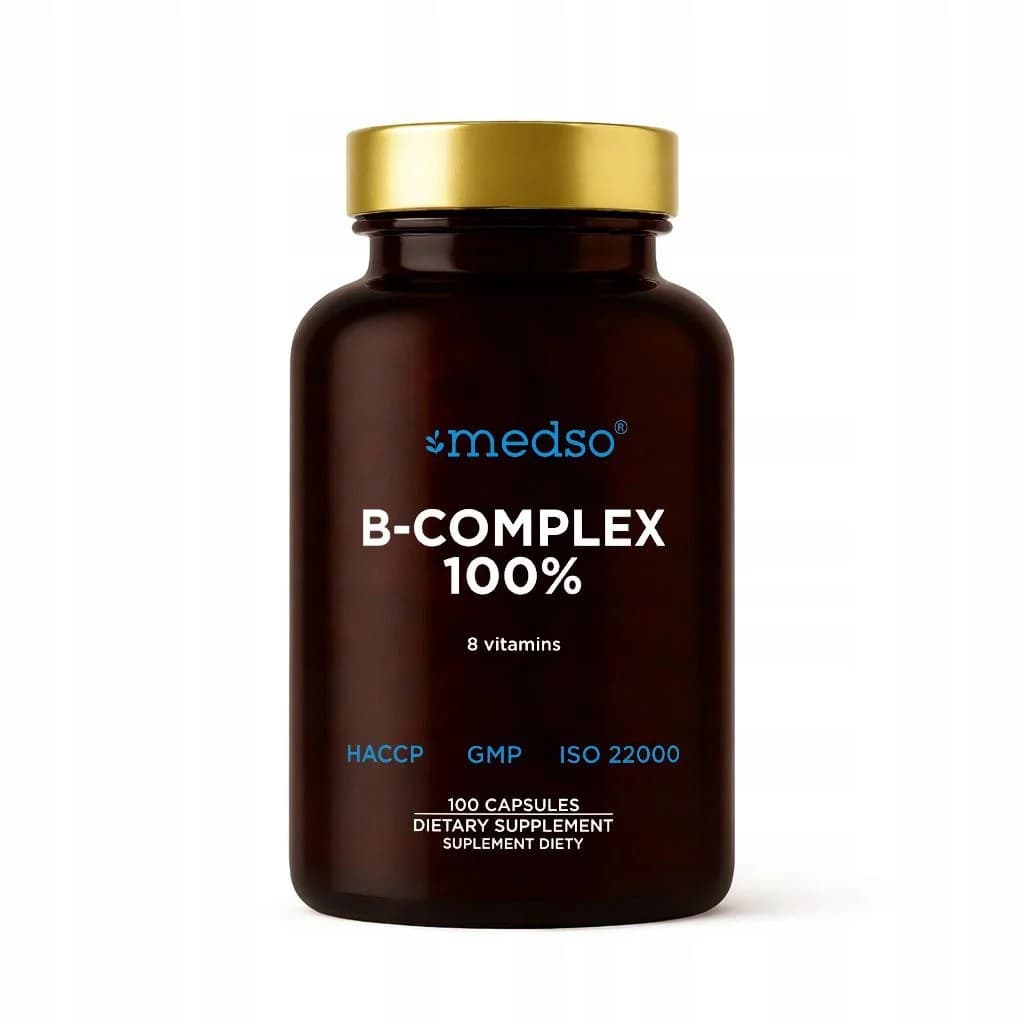 Medso Vitamine B-Complex 100% 100 capsules – Medso emballage