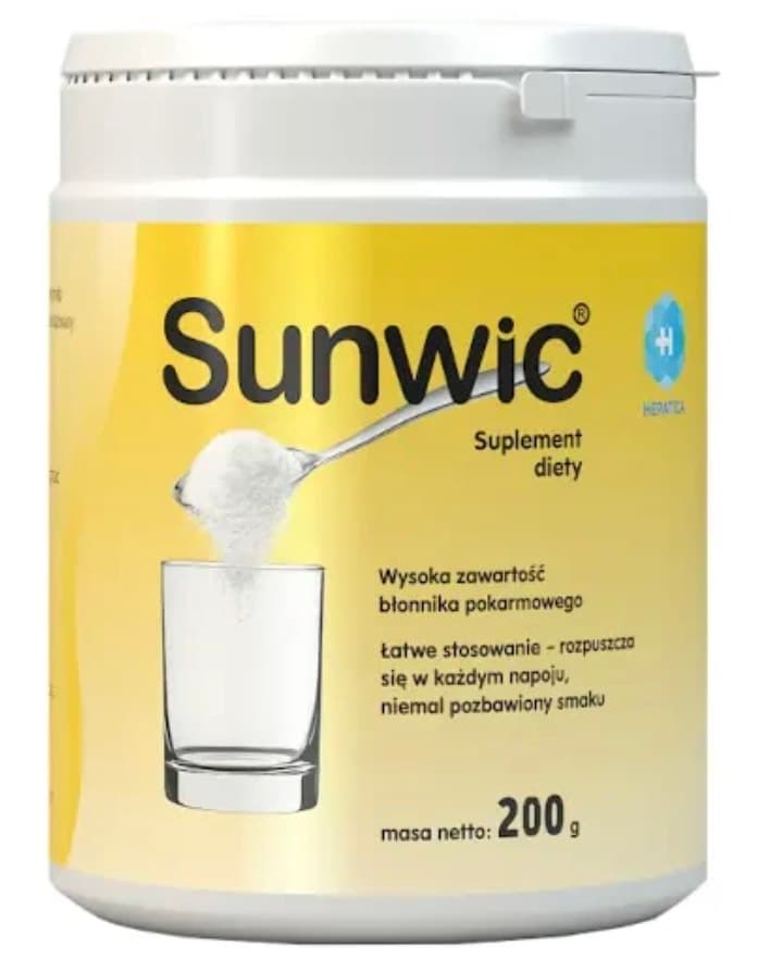 Hepatica Sunwic - Goma Guar Parcialmente Hidrolizada 200g – Hepatica empaque