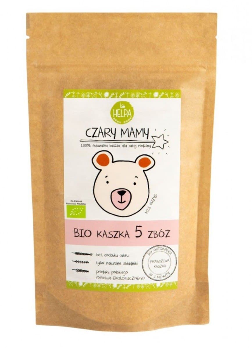 Helpa Kaszka 5 Zbóż Bez Dodatku Cukrów BIO 200 g