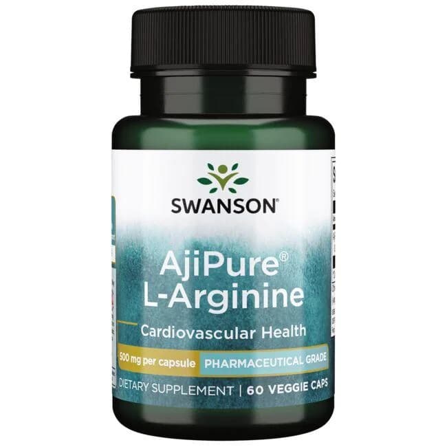 Swanson - L-Arginine, 500mg - 60 Vcaps