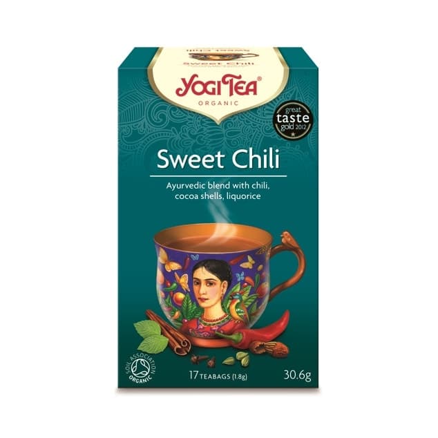 Te Sweet Chili 17 Beutel – YOGI TEA Verpackung