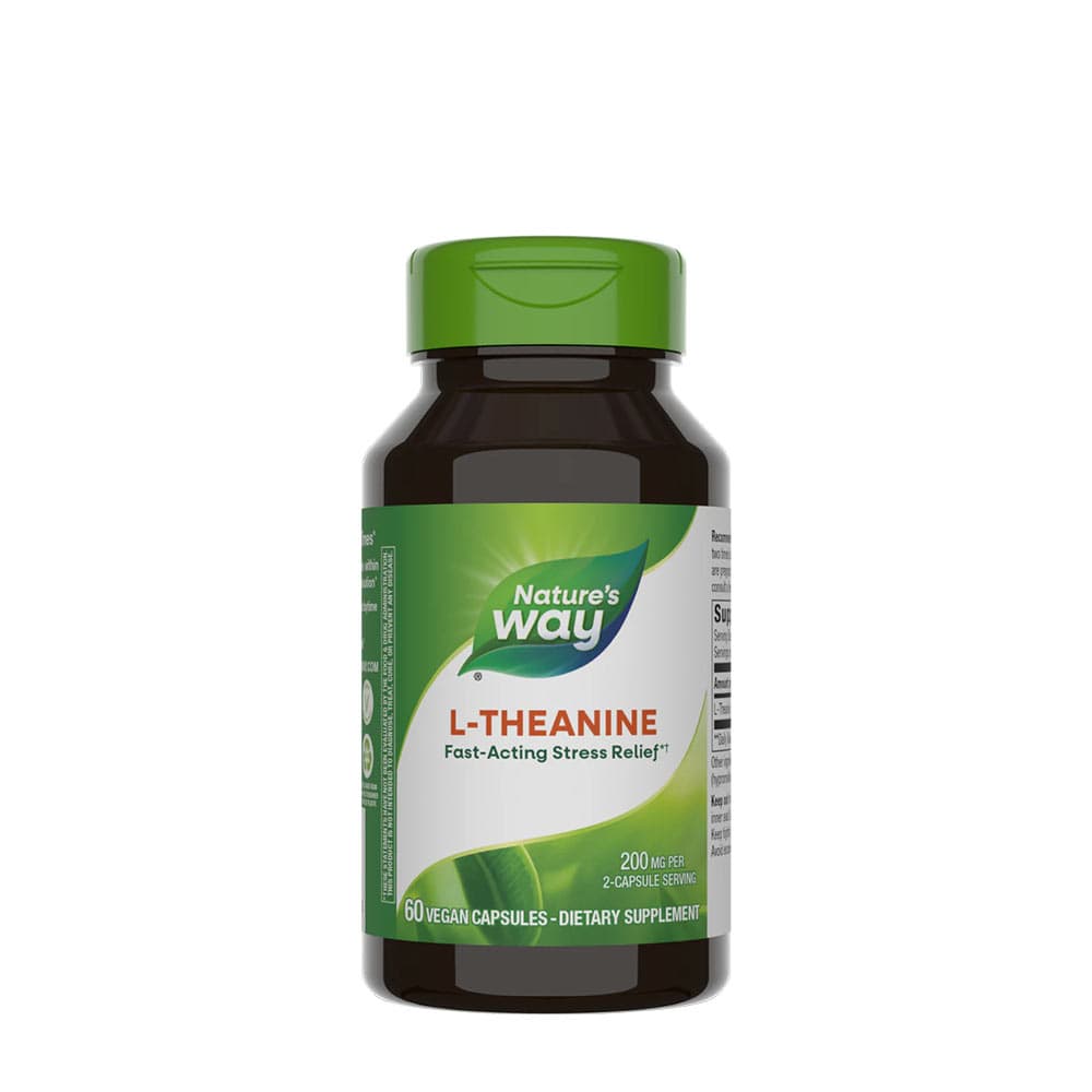 Nature's Way L-Theanine 100 mg - 60 vegetabiliska kapslar