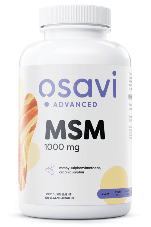 Osavi Advanced MSM 1000mg - 120 cápsulas vegetales – Osavi empaque