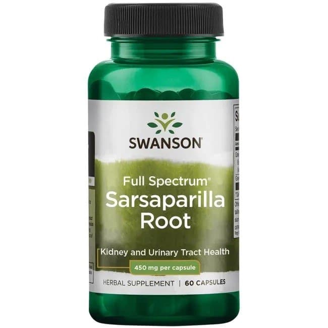 Swanson Full Spectrum Sarsaparilla Root 900 mg - 60 capsules