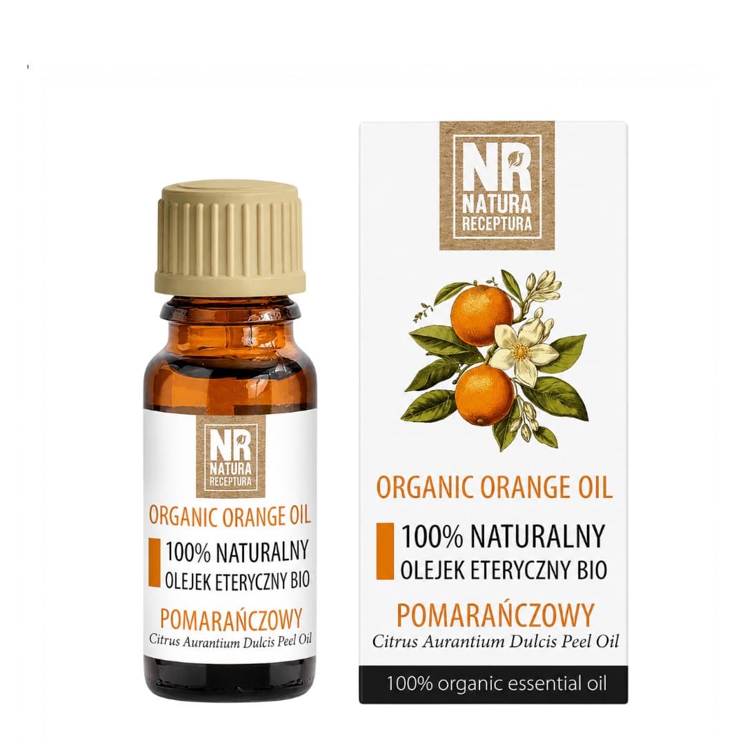 Natura Receptura - Organic Natural Orange Essential Oil 10ml – Natura Receptura packaging