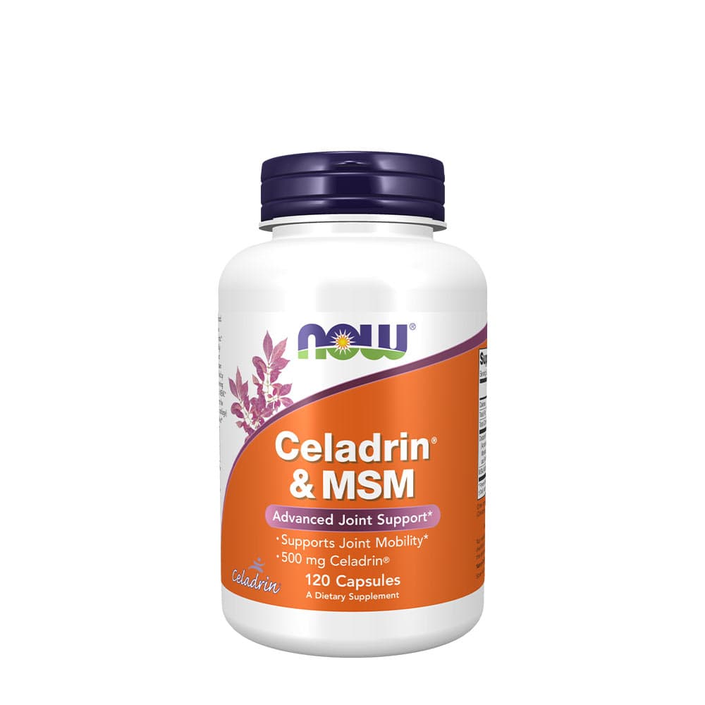 NOW Foods Celadrin® & MSM 1500mg/300mg, cápsulas – NOW Foods empaque