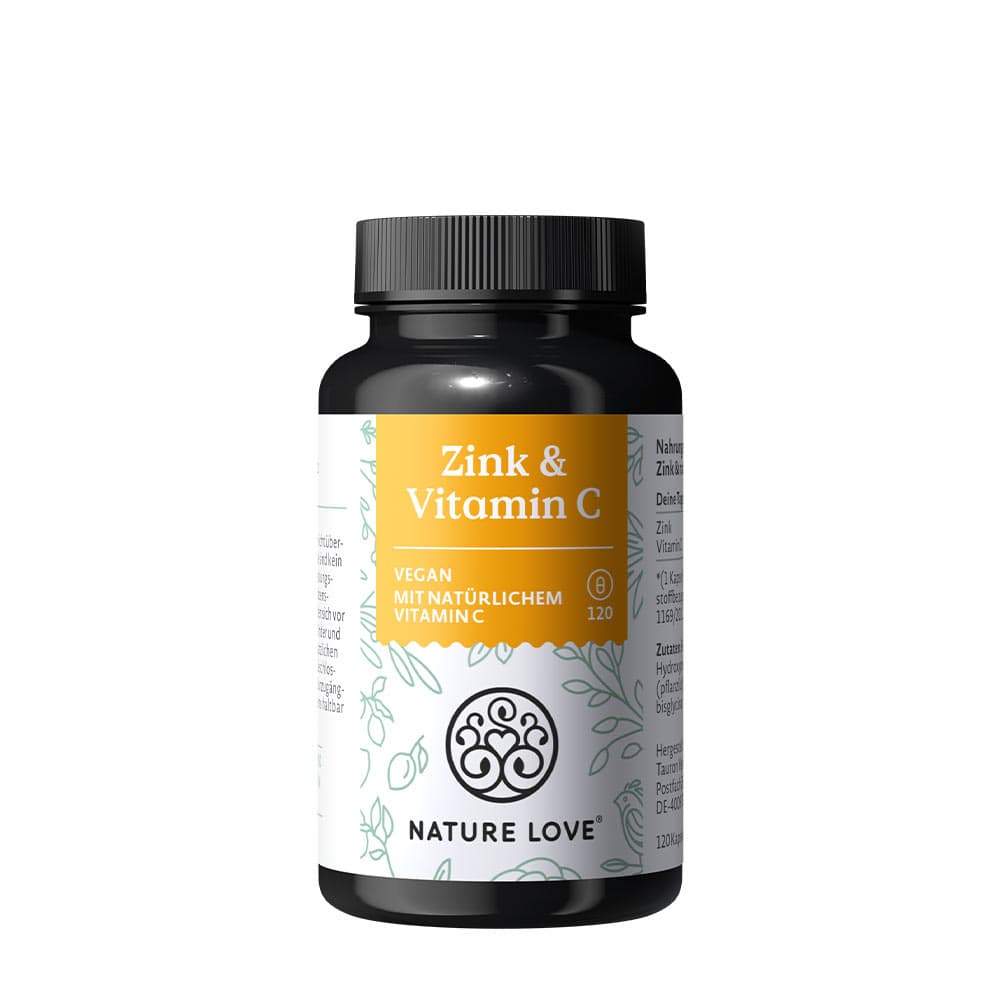 Nature Love - Zinco & Vitamina C, 120 capsule – Nature Love confezione