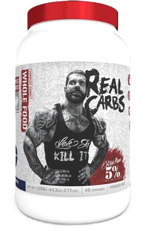 5% Nutrition - Real Carbs - Carbohydrate Powder – 5% Nutrition förpackning
