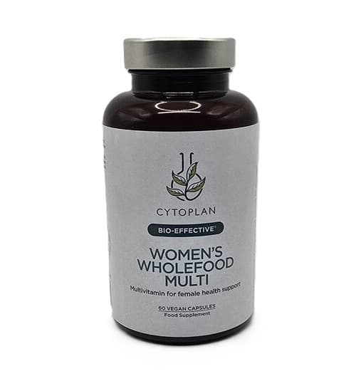 Women's Wholefood Multi 60 vcaps | Cytoplan – Cytoplan verpakking