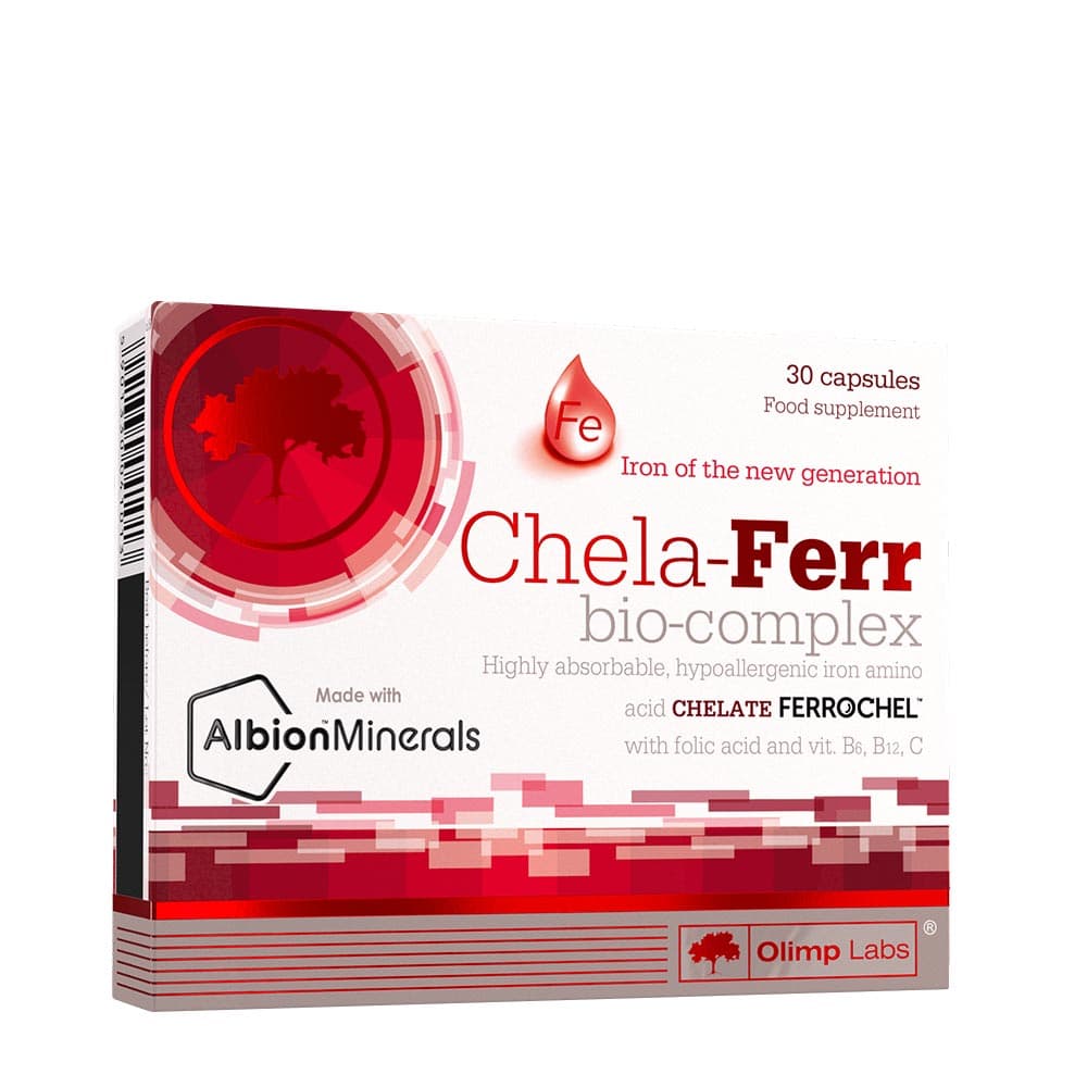 Olimp Labs Chelated Iron Bio-Complex 18 mg – 30 Kapslar