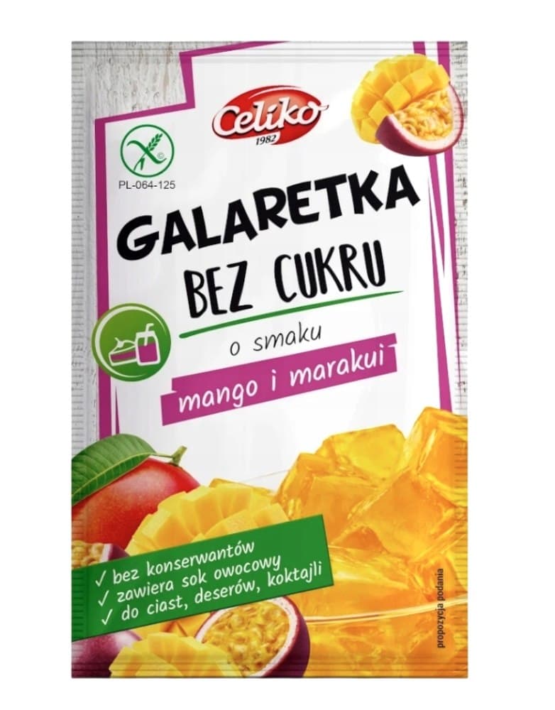 Celiko - Gelee (Jelly) - Mango Passionsfrucht, 14g