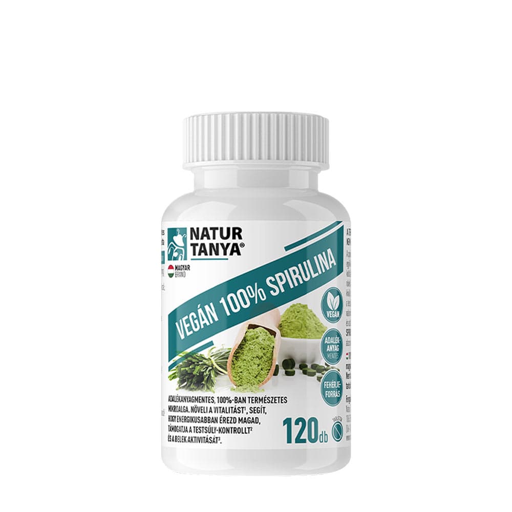 Natur Tanya - Vegan 100% Spirulina - 120 comprimés – Natur Tanya emballage