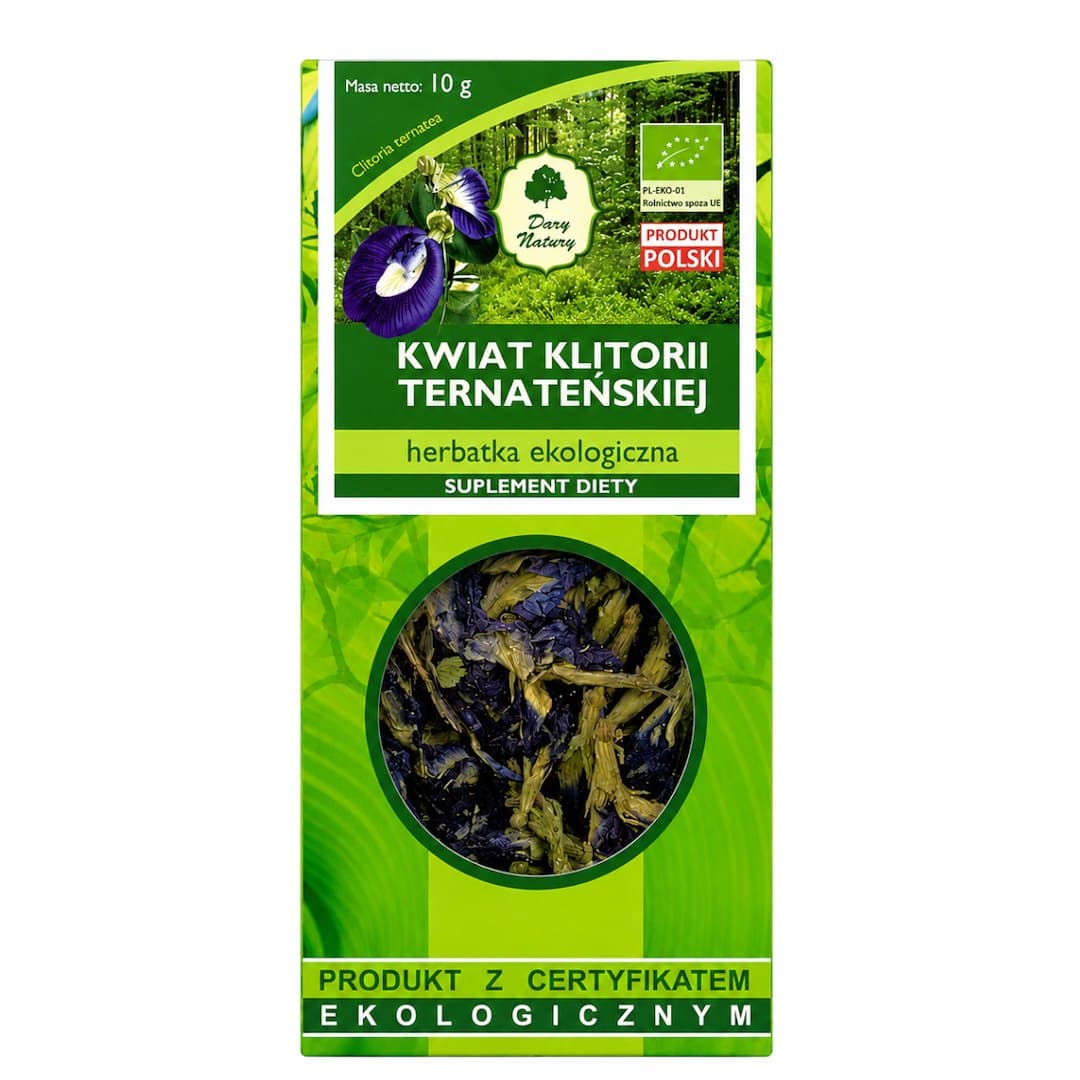 Dary Natury - Clitoria Ternatea Flower - 10g – Dary Natury Verpackung
