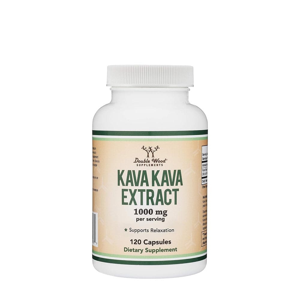 Double Wood Supplements - Kava Kava Extract - 120 Caps – Double Wood Supplements förpackning