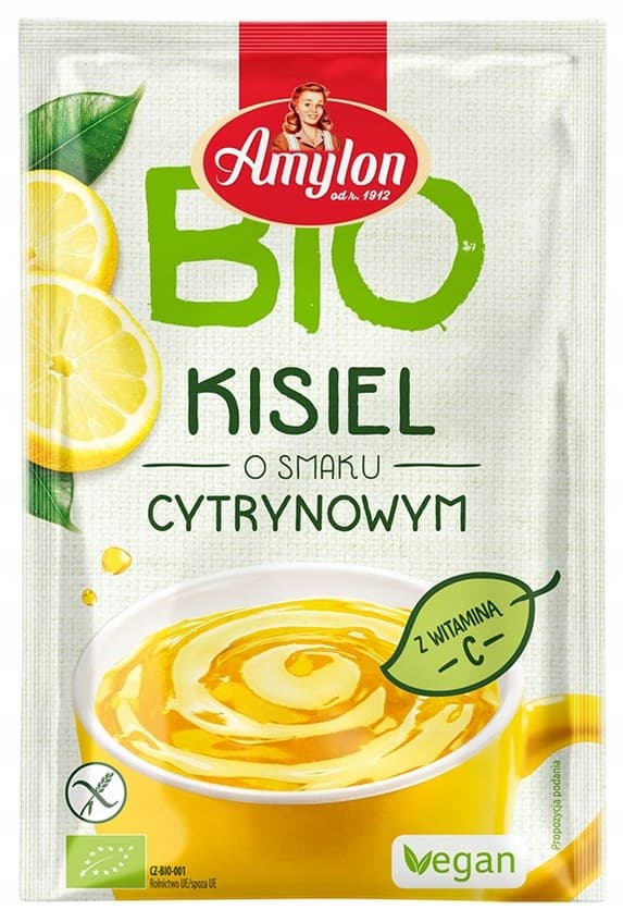 Amylon - Organic Gluten-Free Lemon Kissel 30g – Amylon förpackning
