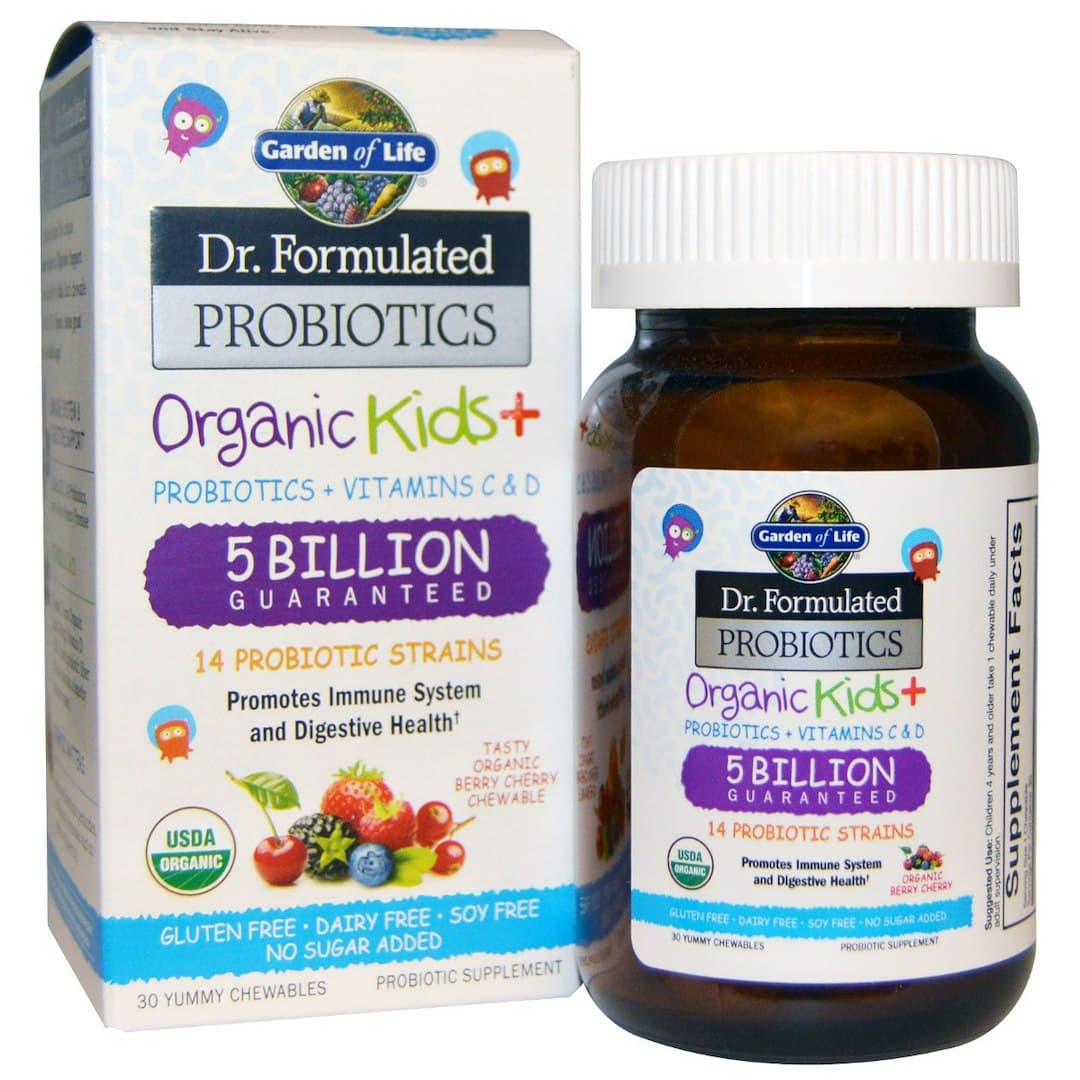 Garden Of Life - Probiotics Kids+ Berry Cherry - 30 Gummies – Garden Of Life packaging