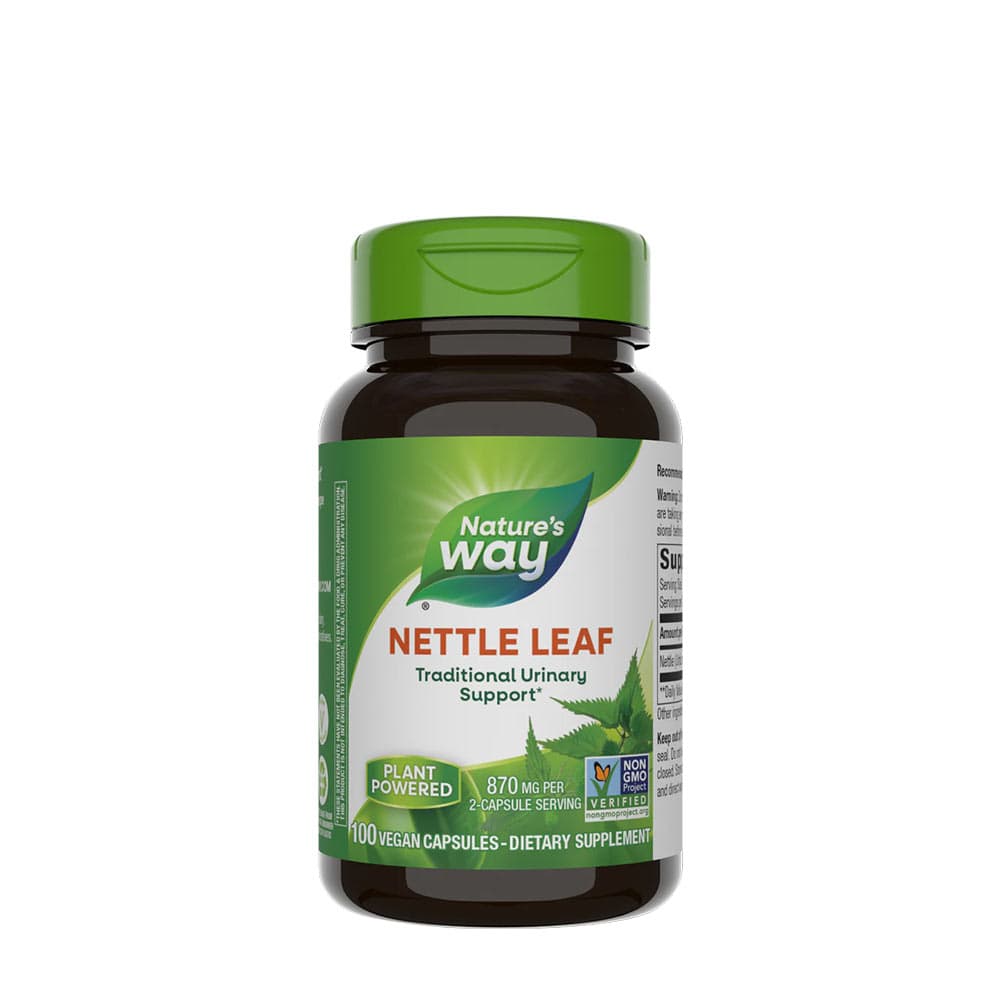Nature's Way Hojas de Ortiga 500 mg - 100 cápsulas vegetarianas – Nature's Way empaque