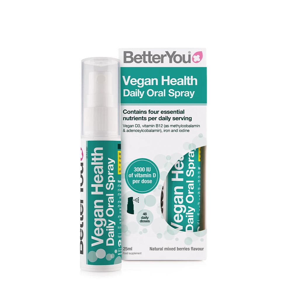 Better You - Vegan Health Daily Oral Spray - 25ml – Better You verpakking