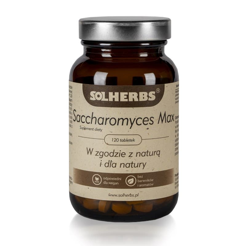 SOLHERBS Saccharomyces Max 120 Tabletten – Solherbs Verpackung