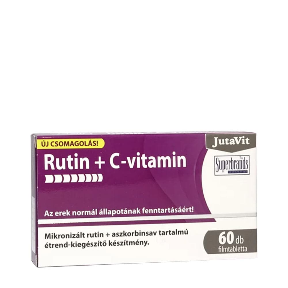 Jutavit Rutin + C-Vitamin - 60 Tabletter – Jutavit förpackning