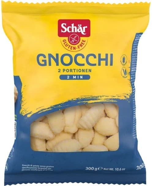 Schär - Schar Makaron Gnocchi 300 g – Schär förpackning