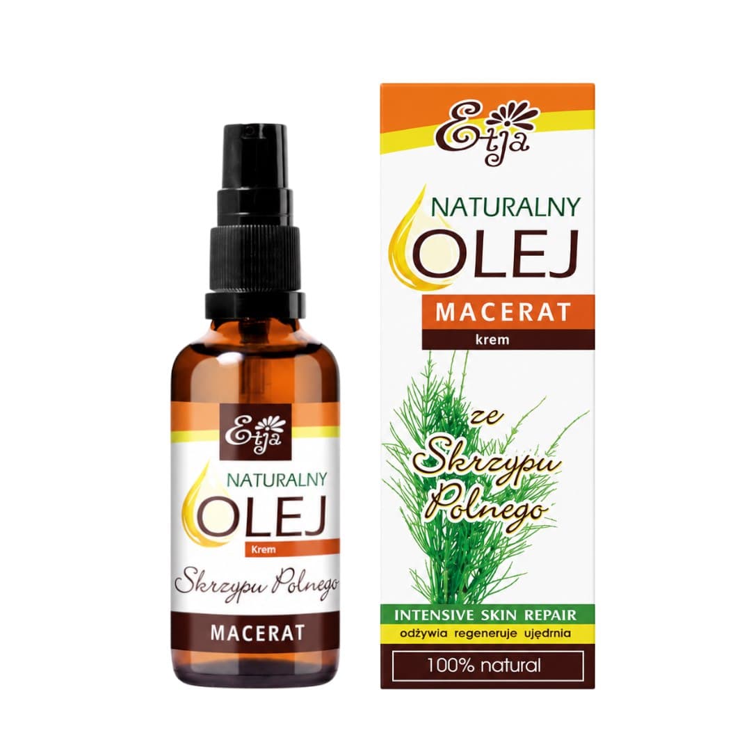 Etja - Natural Oil Macerate Horsetail - 50ml – Etja förpackning