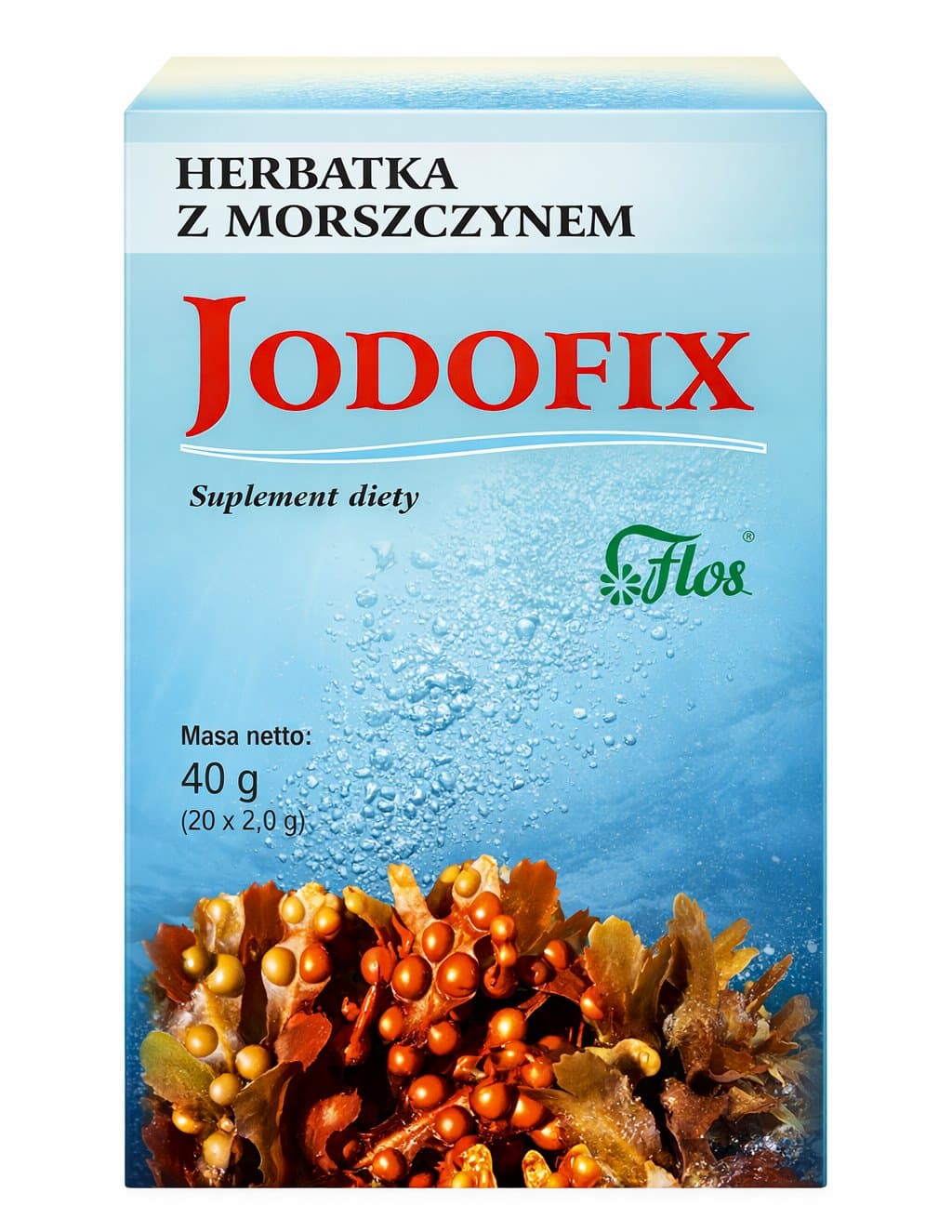 Flos - Jodotka z wodorostami 40g (20 x 2,0g) – Flos packaging