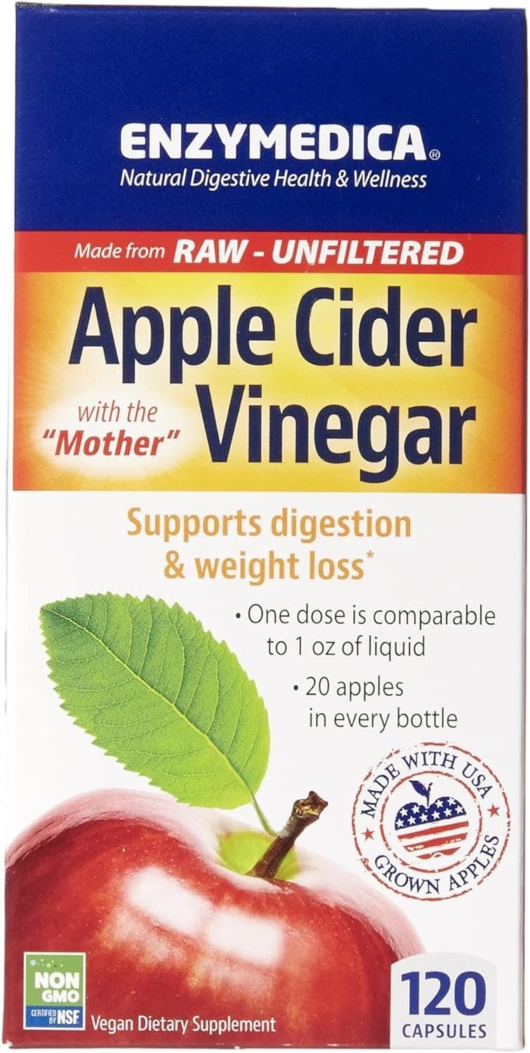 Enzymedica - Apple Cider Vinegar - 120 capsules – Enzymedica packaging
