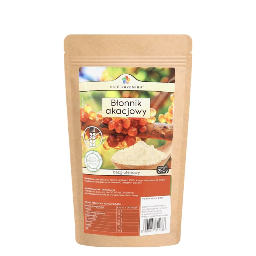 Pięć Przemian - Acacia Fiber Gluten-Free 250g – Pięć Przemian emballage