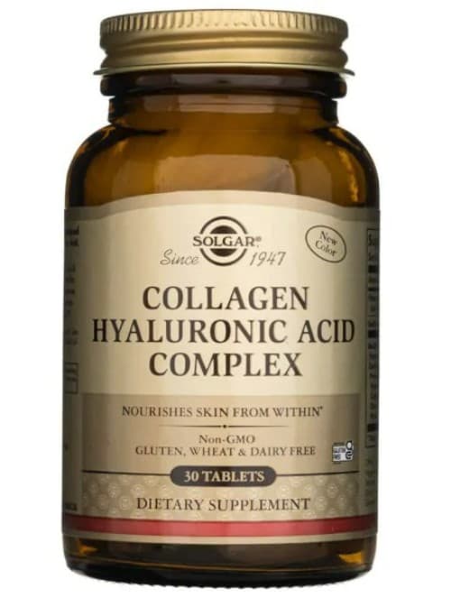 Solgar Collagen Hyaluronic Acid Complex 30 comprimidos – Solgar packaging