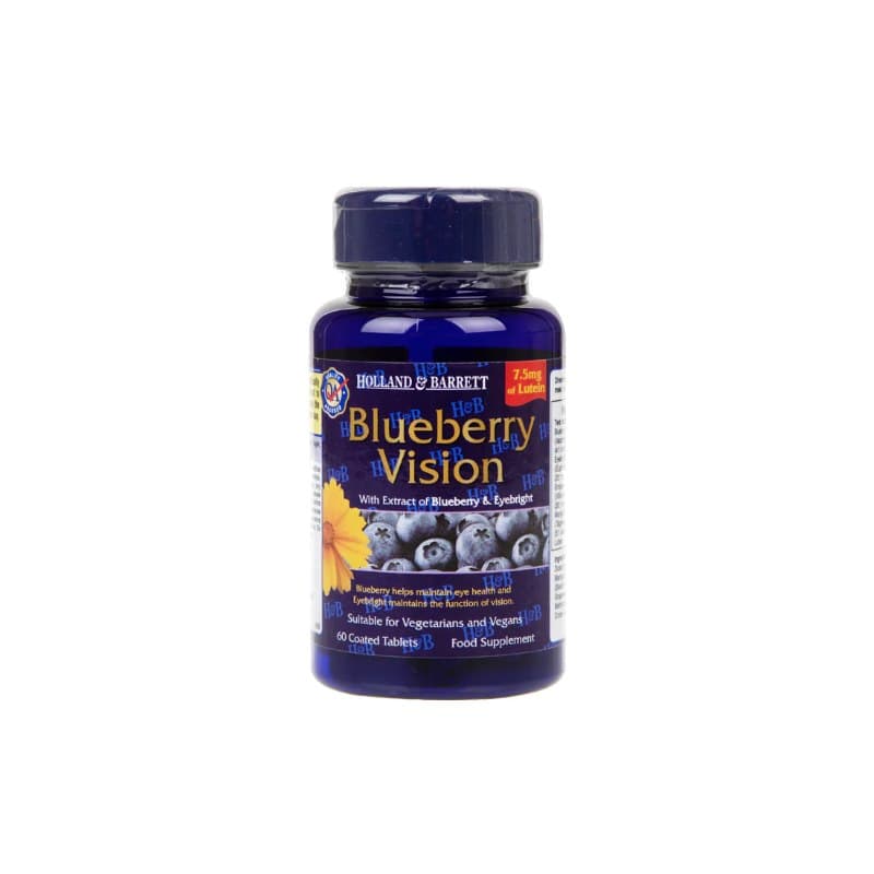 Holland & Barrett Blueberry Vision 30 Kapseln – Holland & Barrett Verpackung