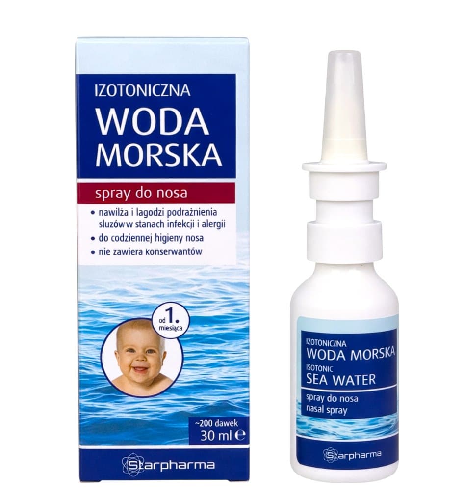 Zdrowy Lizak - Isotonic Sea Water Nasal Spray 30ml – Zdrowy Lizak packaging