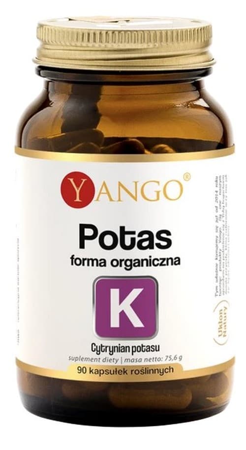 Yango Organic Potassium – 90 kapsułek – Yango packaging
