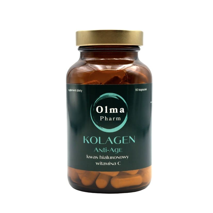 Olma Pharm - Collagen with Hyaluronic Acid and Vitamin C - 90 Capsules – Olma Pharm packaging