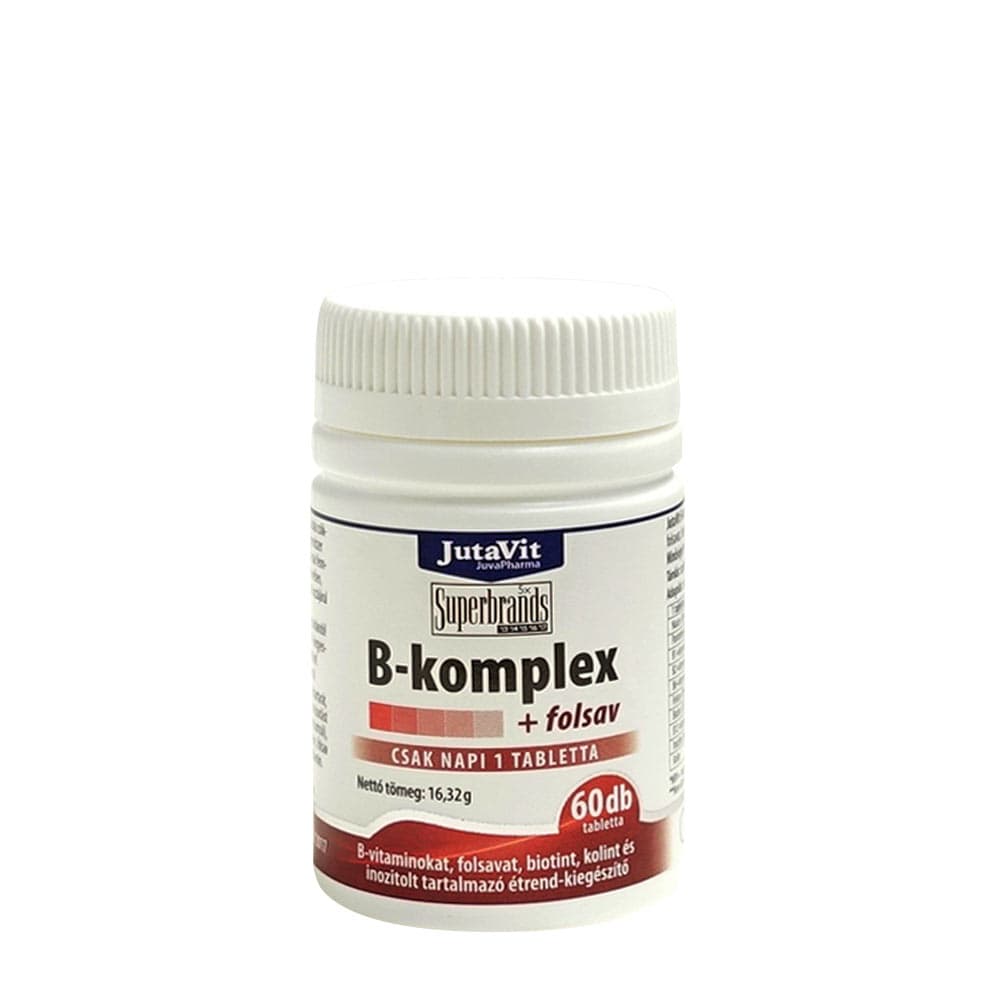 Jutavit Complex Vitamin B + Folate Comprimés 60 pcs