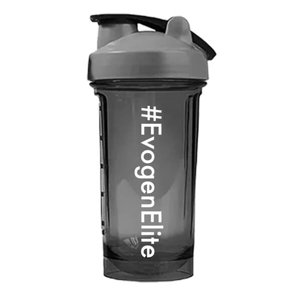 Evogen Elite Transparante Shaker, Grijs - 500 ml – Evogen verpakking