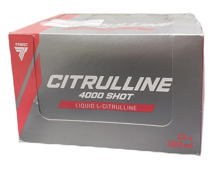 Citrullin 4000 Shot, Orange und Kirsche - 12 x 100 ml.