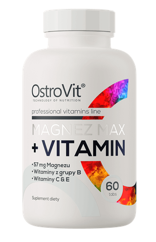OstroVit Magnesium MAX + Vitamin 400 mg - 60 tablets