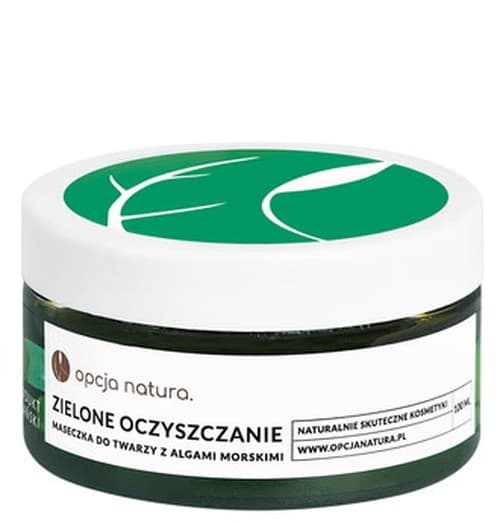 Opcja Natura Green Detox Face Mask With Seaweed – Opcja Natura förpackning
