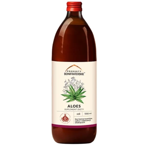 Produkty Bonifraterskie - Aloe Juice 500 ml – Produkty Bonifraterskie Verpackung