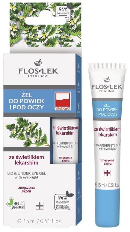 Flos-Lek Pharma - Lid & Under Eye Gel med Eyebright
